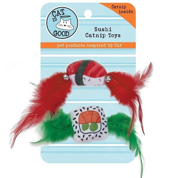 Cat is Good Toy 2pk, Type: Sushi