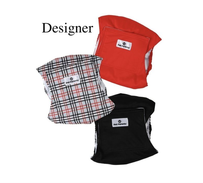 Washable Belly Bands - 3 Pack