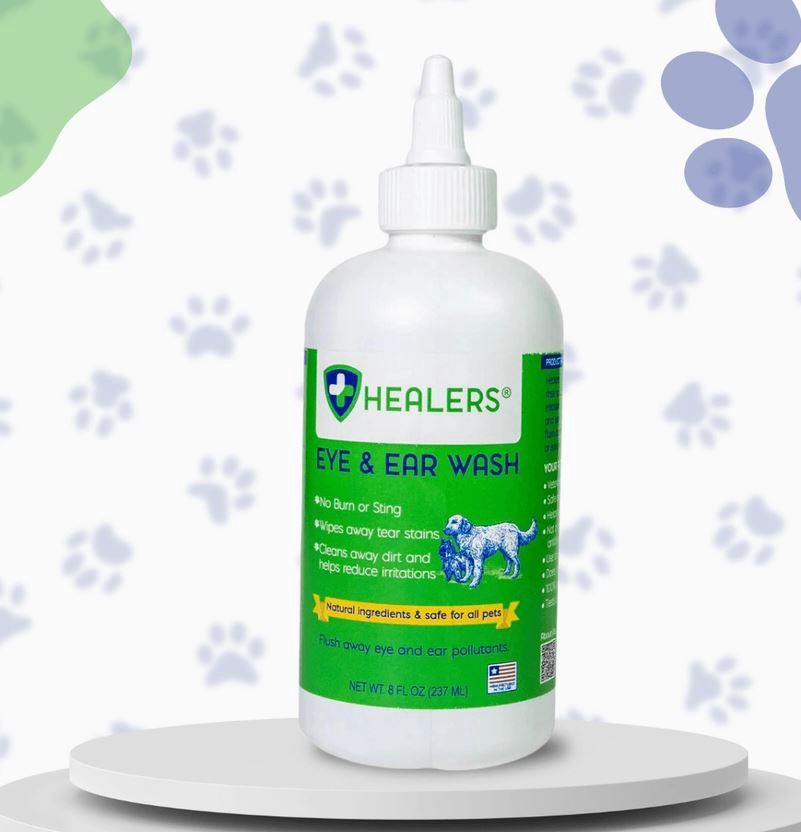 Healers Ear &amp; Eye Wash Solution 4oz
