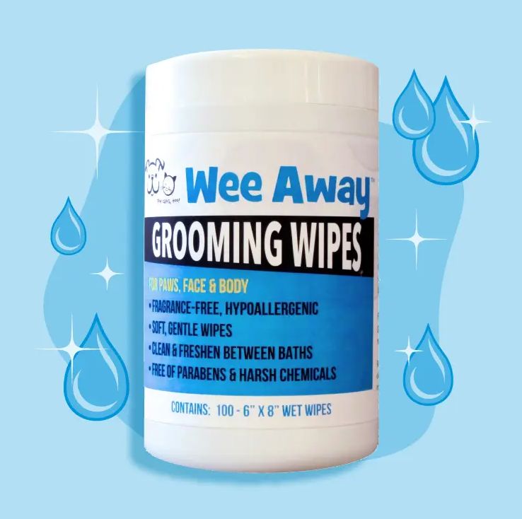 Wee Away Grooming Wipes, Scent: Fragrance Free