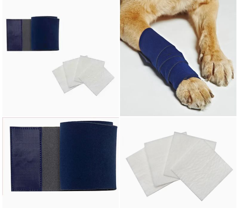Elastic Wrap Leg Bandage w/Gauze