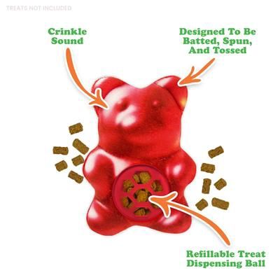 Knock N' Nibble Cat Toy, Style: Gummy Bear