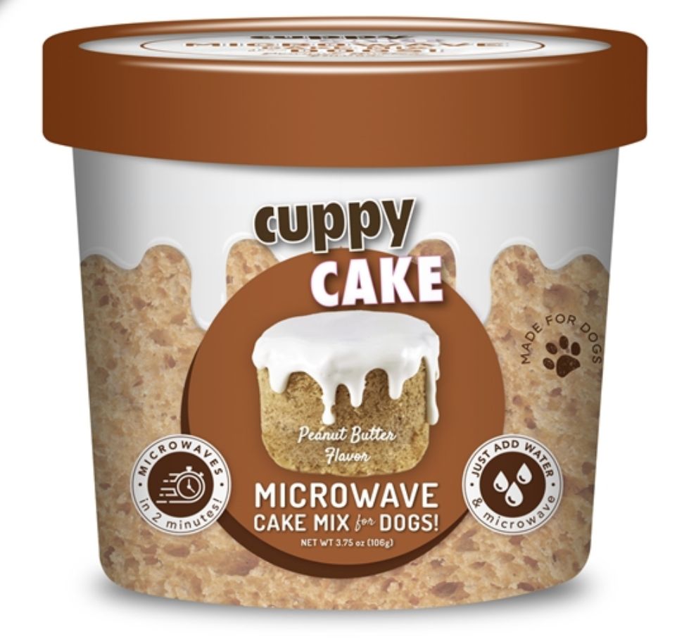 Puppy Cake Microwaveable, Flavor: Peanut Butter