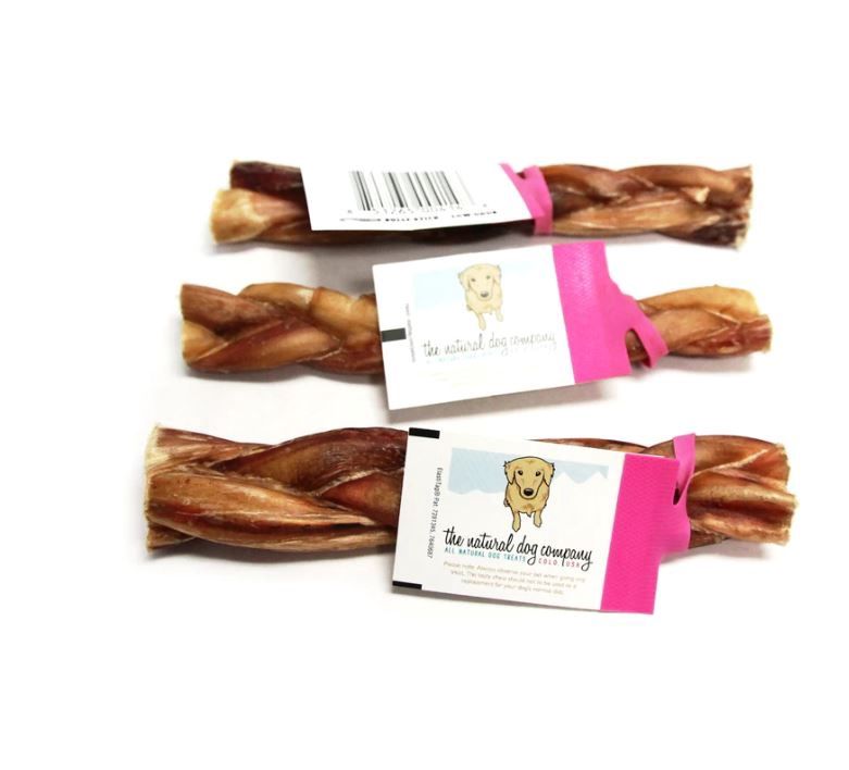 Braided Bully Sticks, Length: 6"