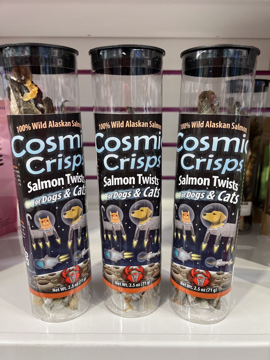 Cosmic Crisp Salmon Twists, Size: 2.5oz