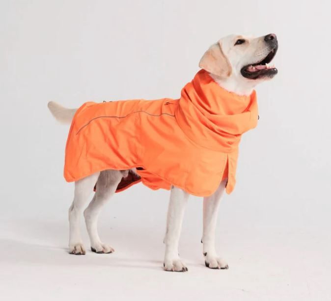 Breatheshield Raincoat - Disco'd, Color: Neon Orange, Size: S