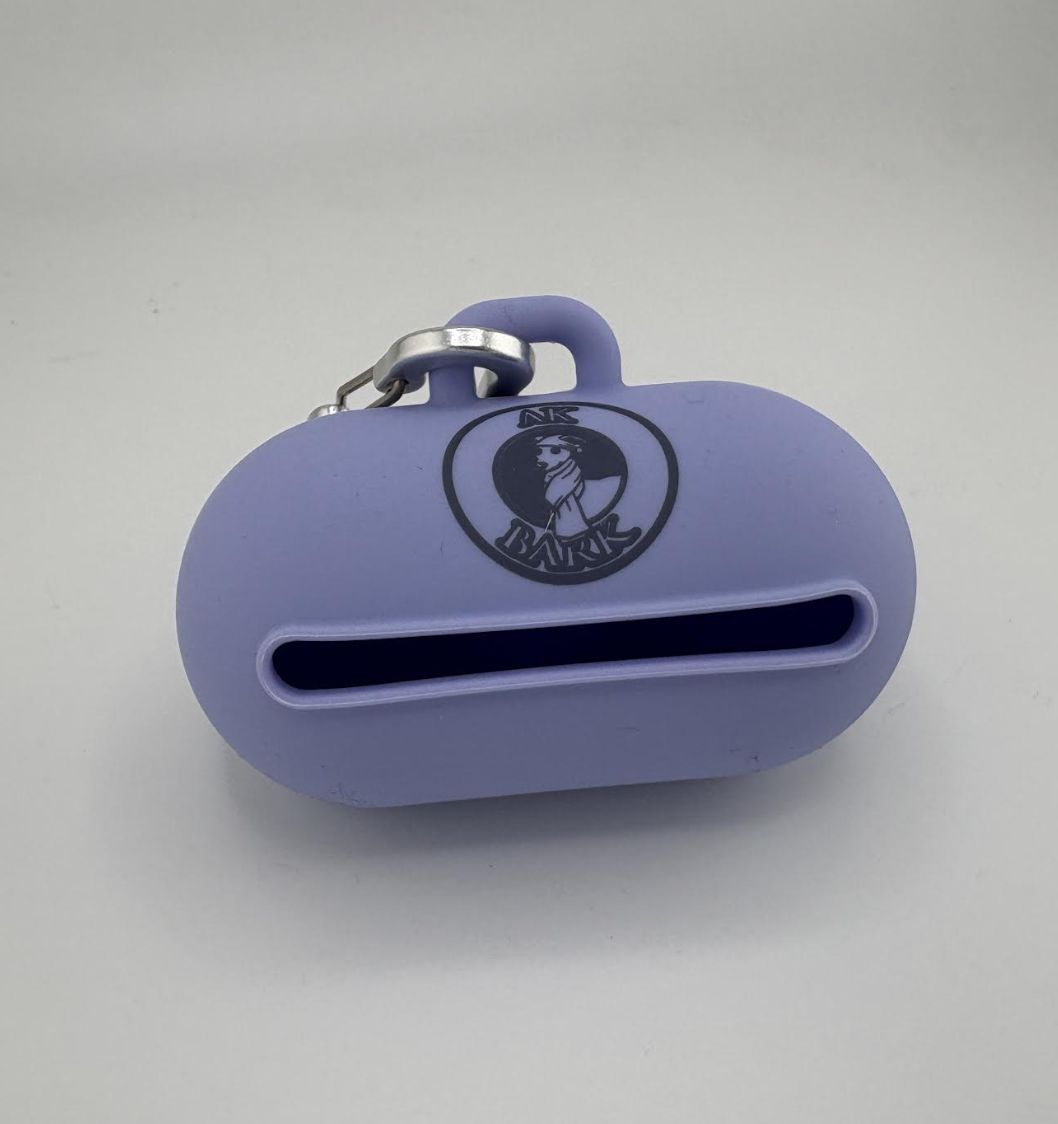 AKB Silicon Poop Bag Dispenser, Color: Lavender