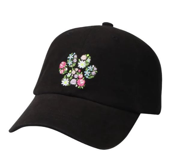 Floral Paw Baseball Cap