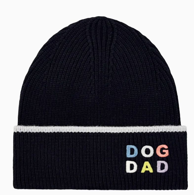 Multicolor Dog Dad Beanie