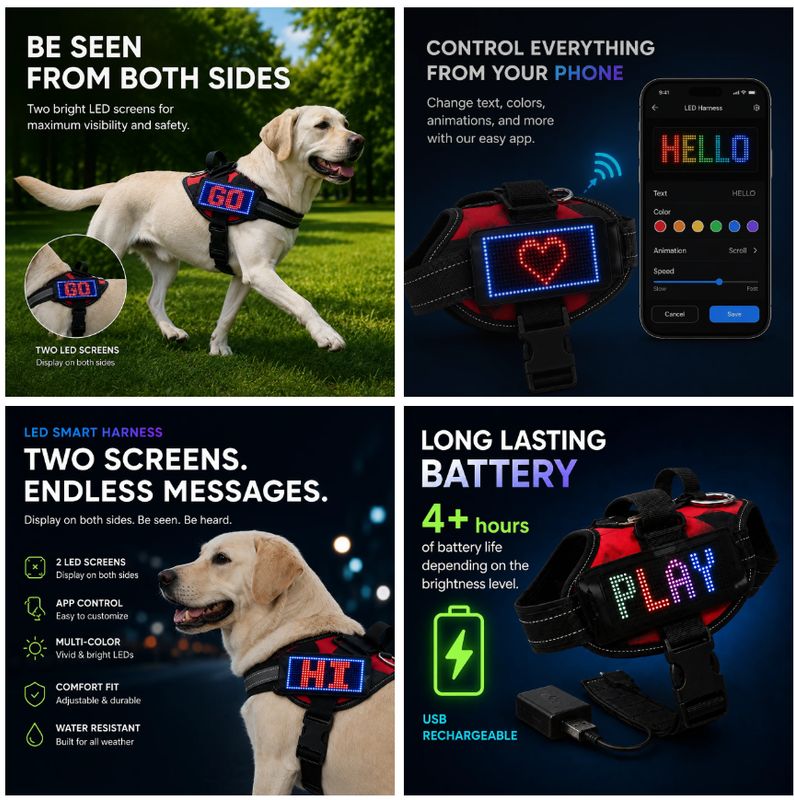 Dog Display Pro LED Harness