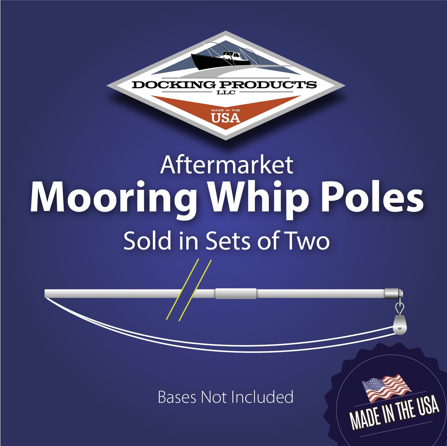 After Market Mooring Whip Poles