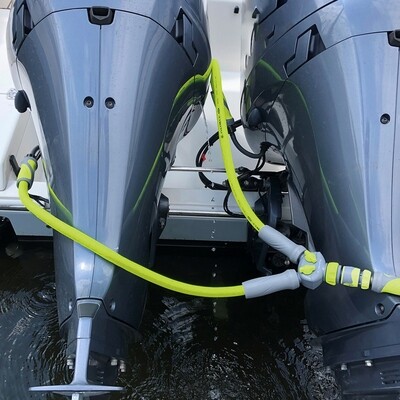 Twin Outboard Flush Kit
