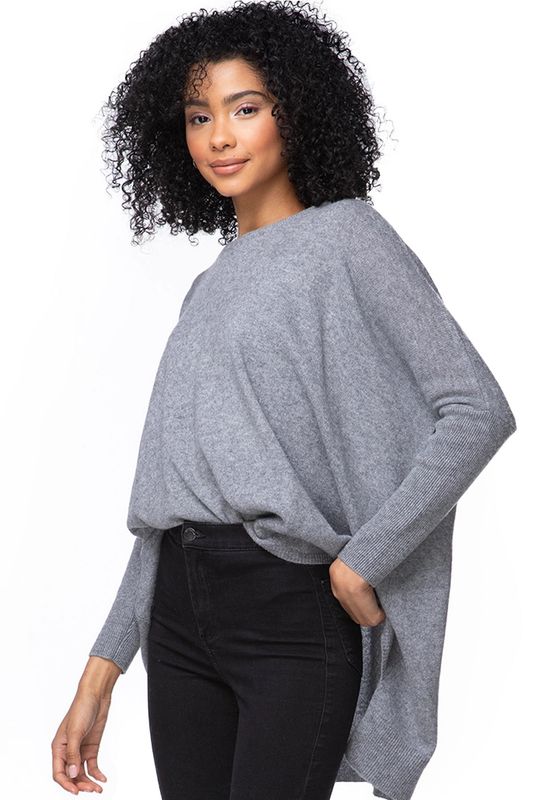 100% Cashmere Loose and Easy Crew