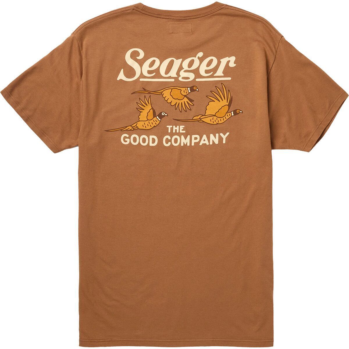 Ruffie Company Tee, Color: Coyote Brown, Size: S