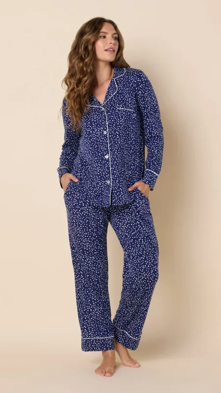 Pima Knit L/S Pajamas Set