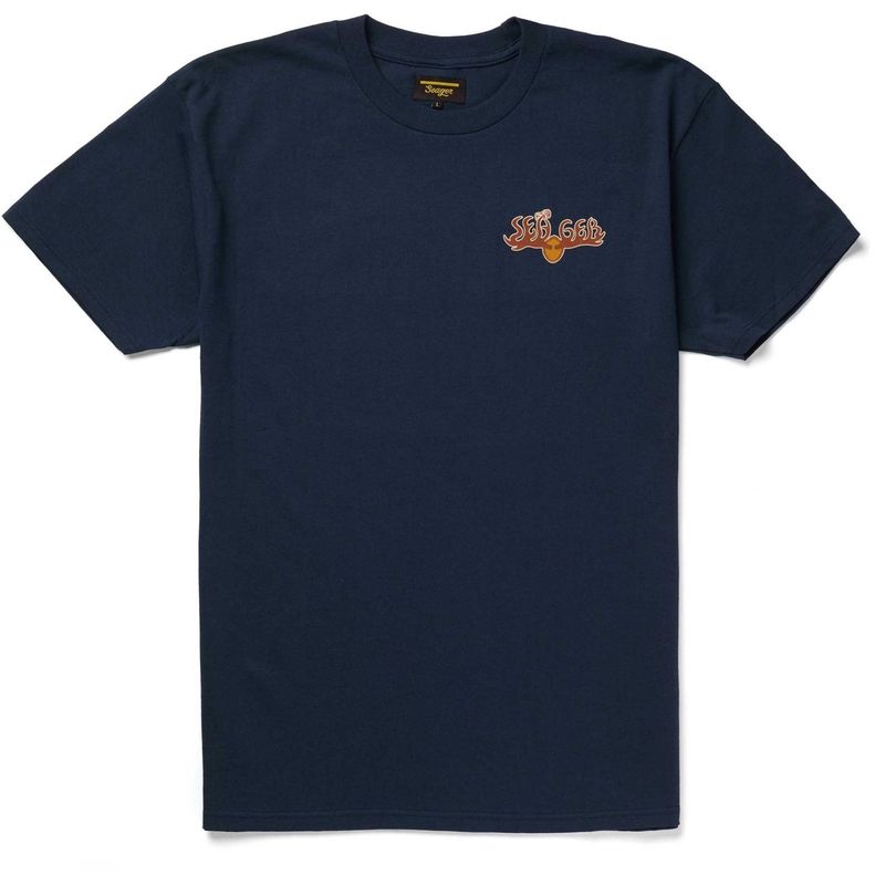 Tipsy Moose Tee Navy L