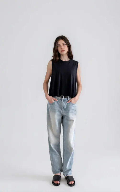 Cropped Muscle Tee