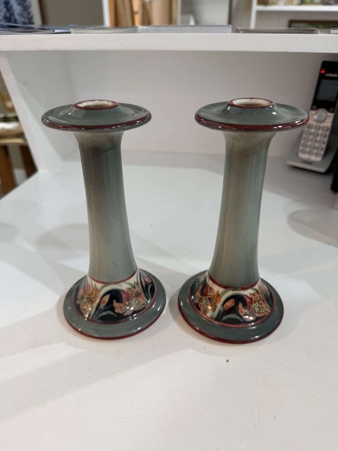 Vintage SBCD 1983 Candlesticks (Set of 2)