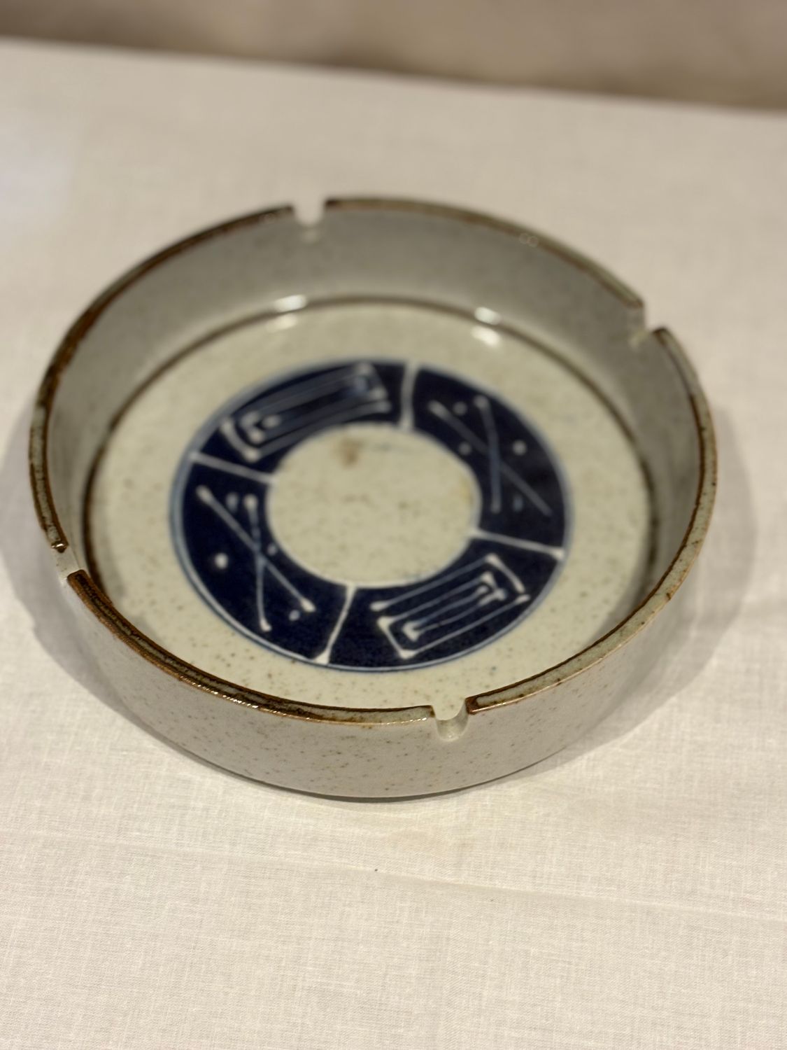 Vintage Stoneware Catchall/Ashtray