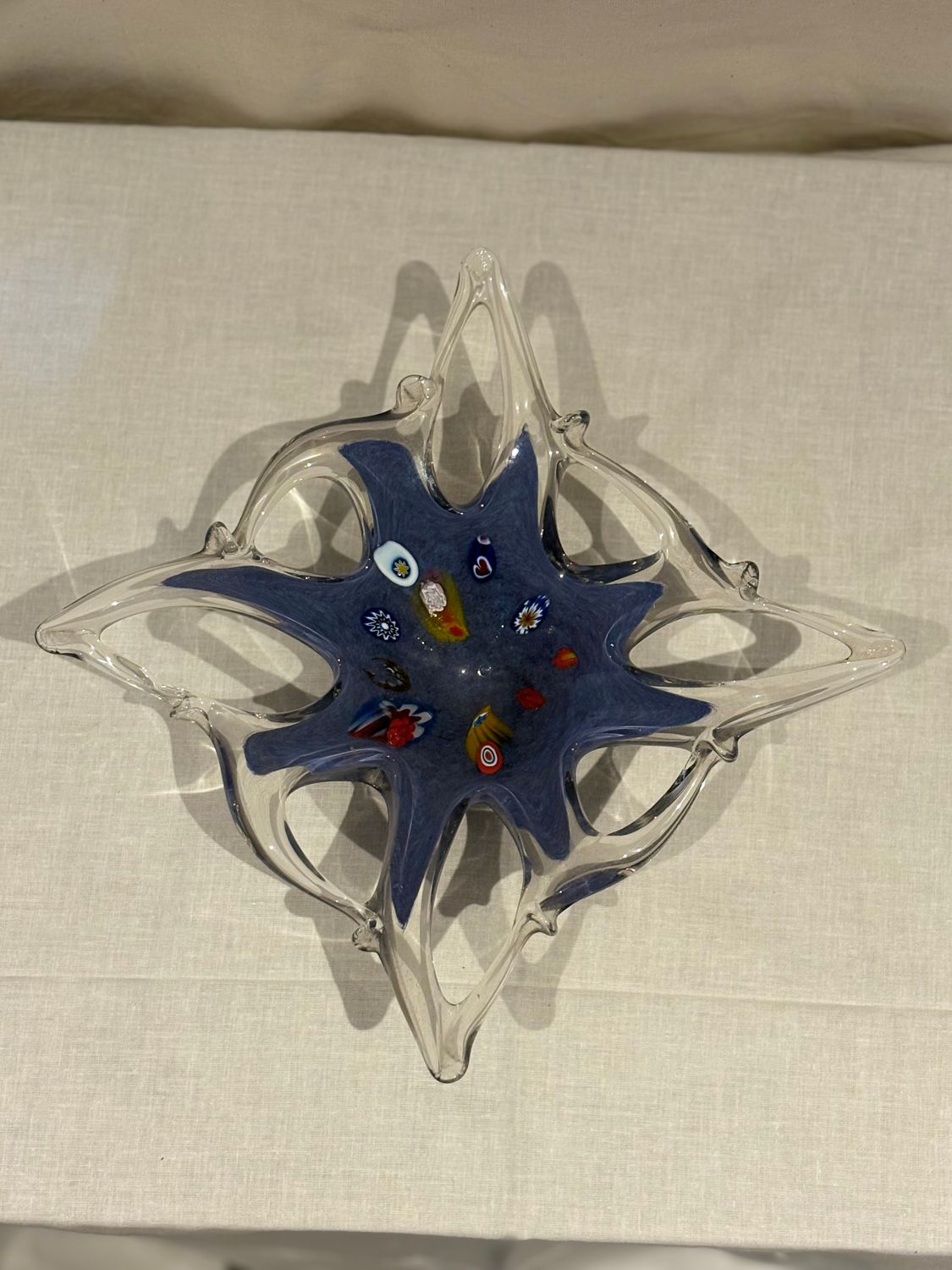 Vintage Murano Art Glass Dish