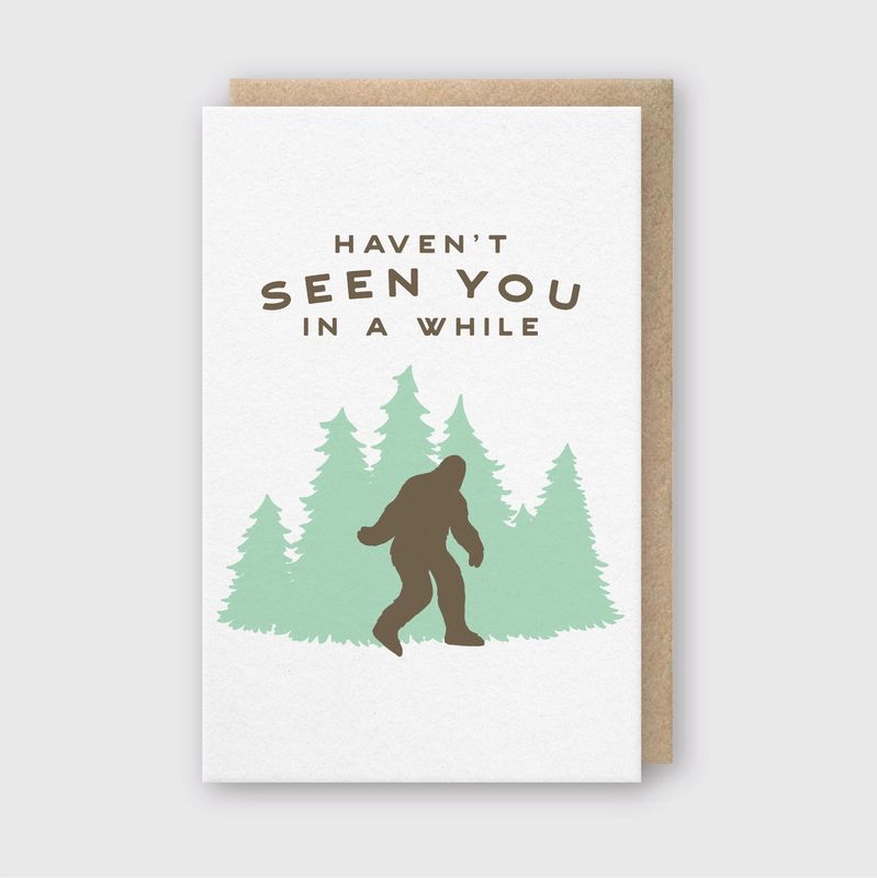 Handcrafted Letterpress Card