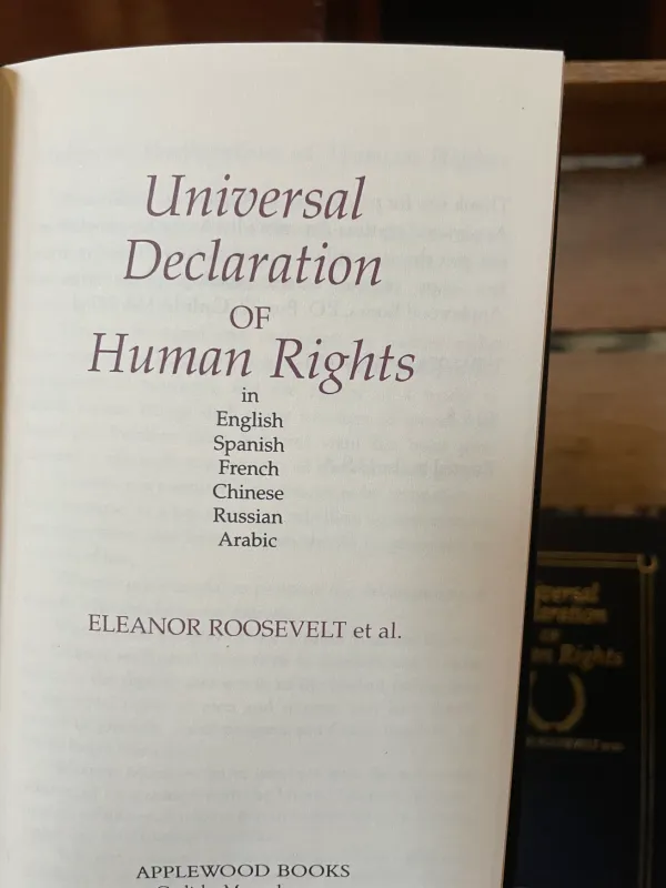 'Universal Declaration of Human Rights