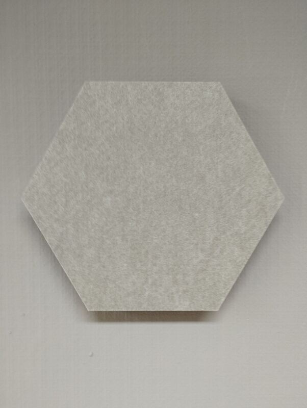 Hexagon tan grey