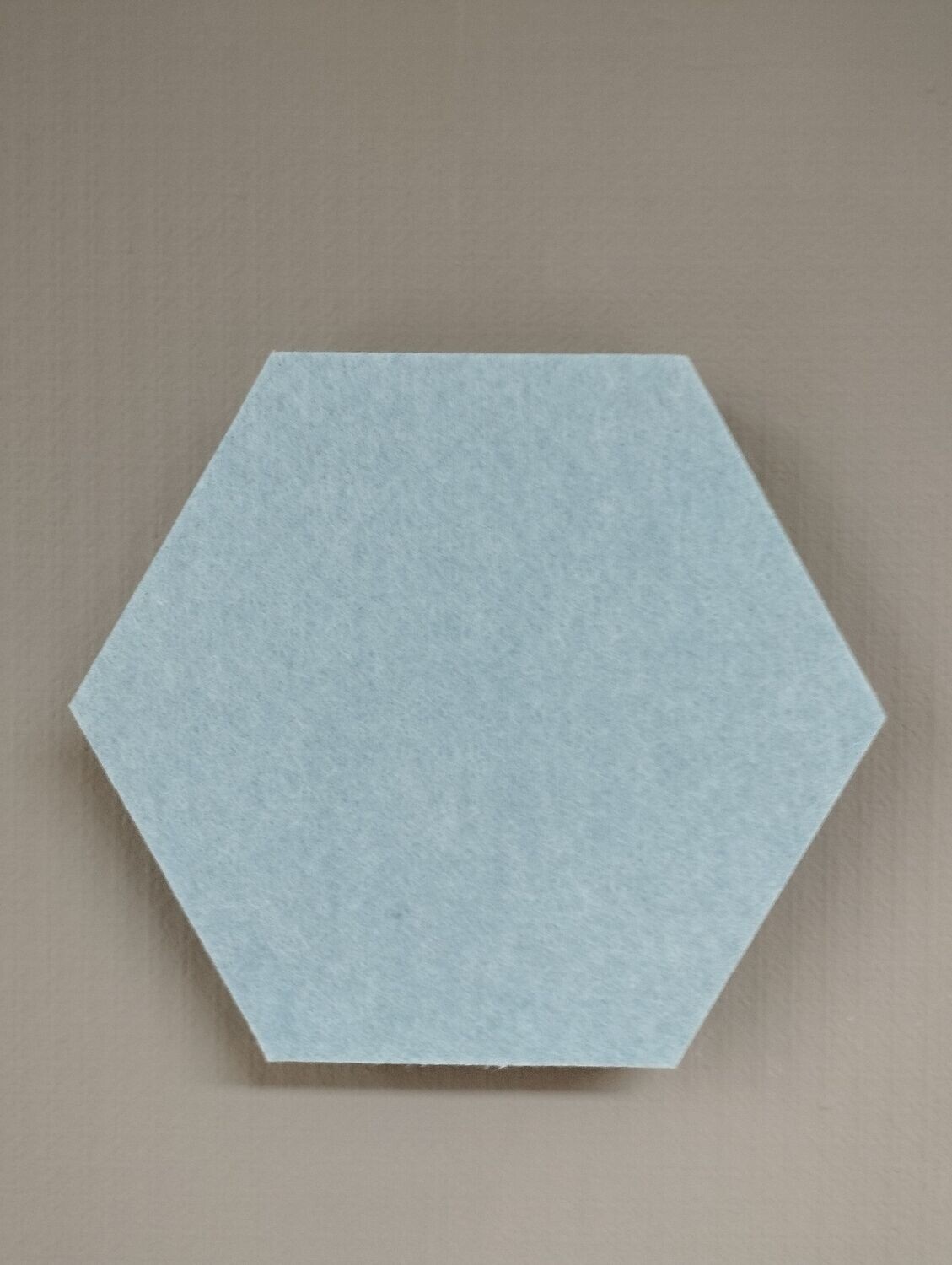 Hexagon light blue