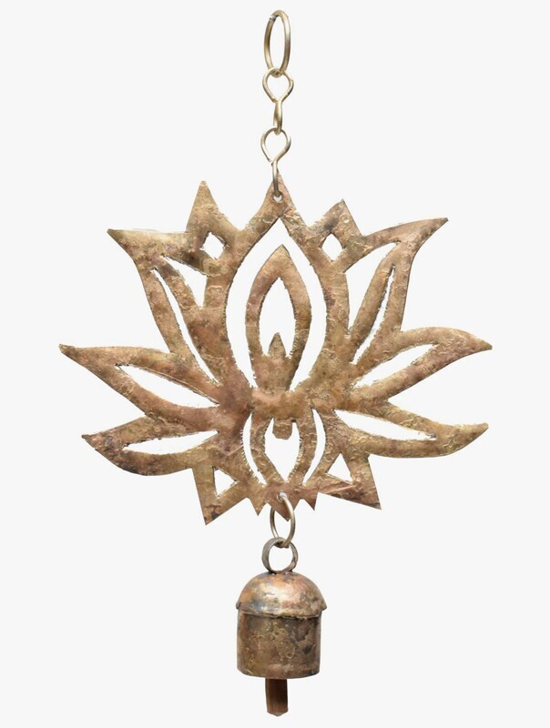 Hand-Cut Lotus Chime