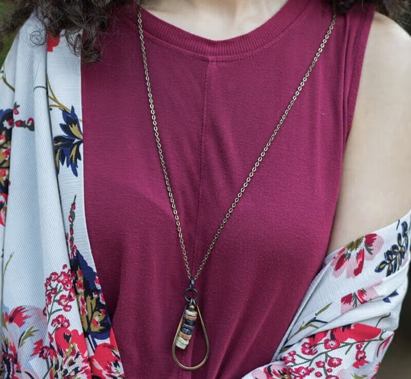 Banjara Agate Row Necklace