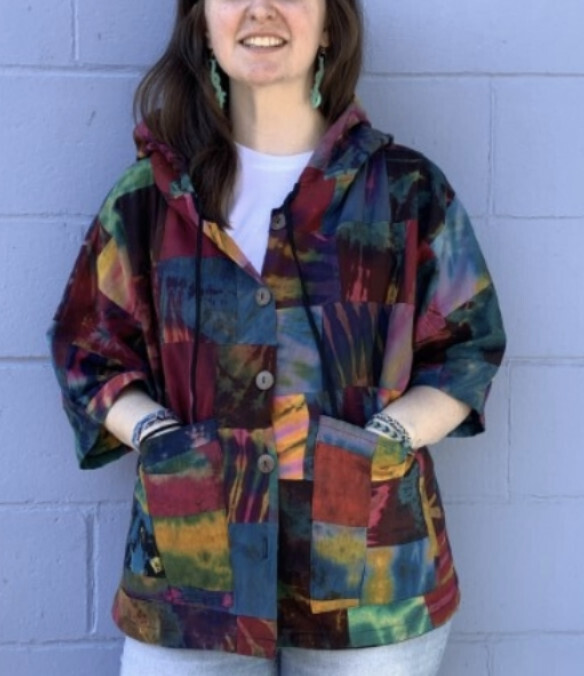 Patchwork Smock Jacket