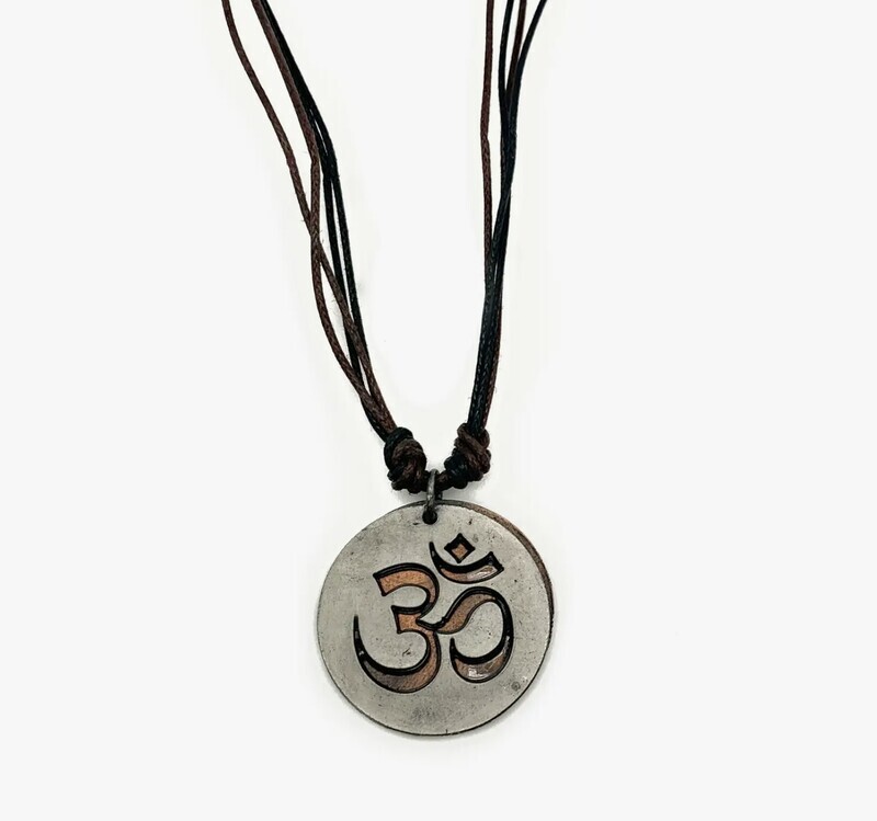 Pewter Necklace - Om