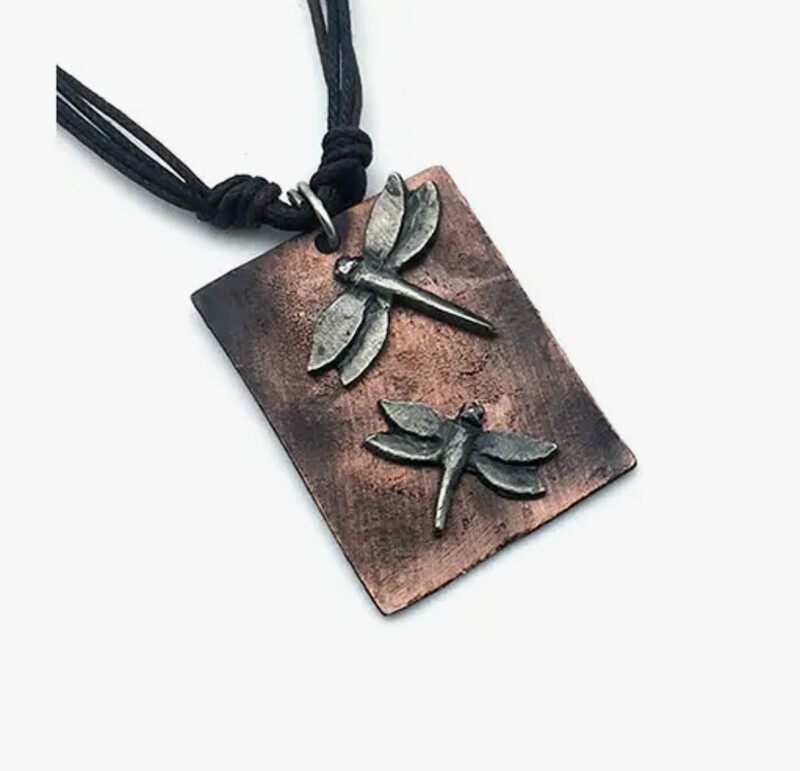 Pewter Necklace - Dragonfly