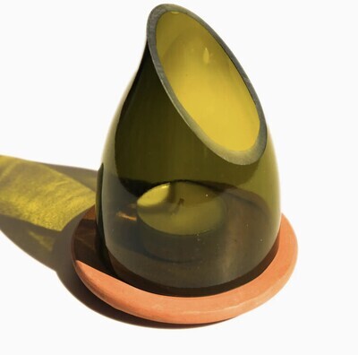 Lantern/Votive Sided (Olive)