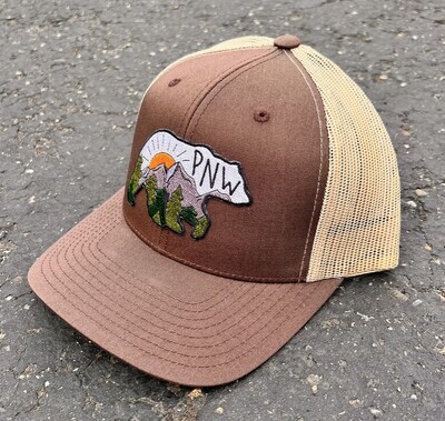 PNW Bear Trucker Hat (BRN)