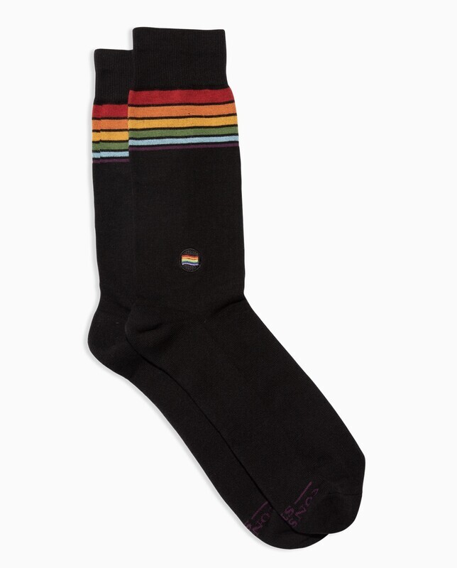 Socks that Save LGBTQ Lives (M, Black)