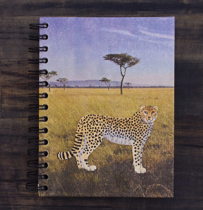 Ellie Pooh Notebook - Cheetah