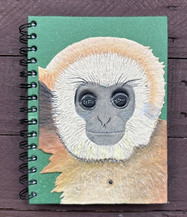 Ellie Pooh Notebook - Gibbon