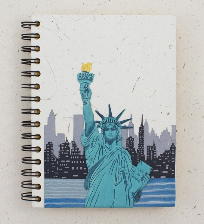Ellie Pooh Notebook - Statue of Liberty