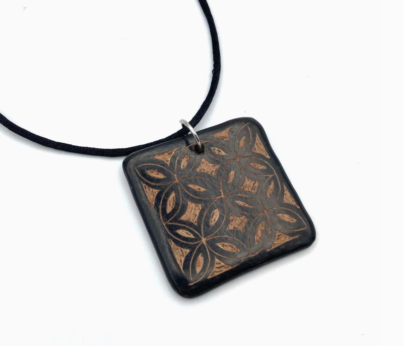 Celtic Ceramic Necklace