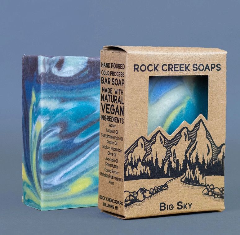 Big Sky Bar Soap - Fresh Air, Cotton &amp; Earth