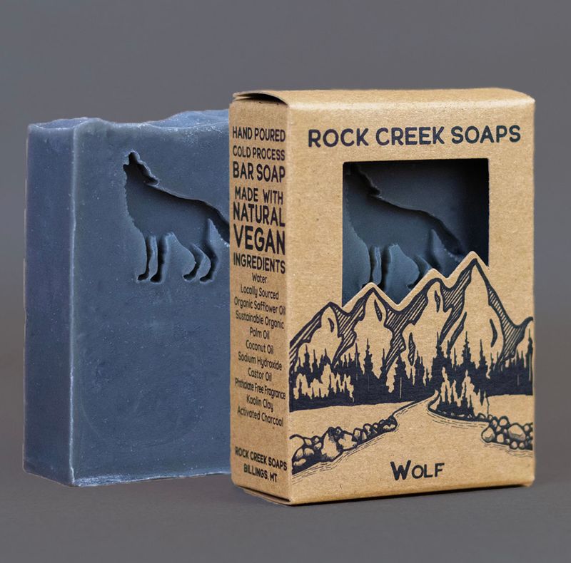 Wolf Bar Soap - Teakwood, Sandalwood &amp; Cardamom