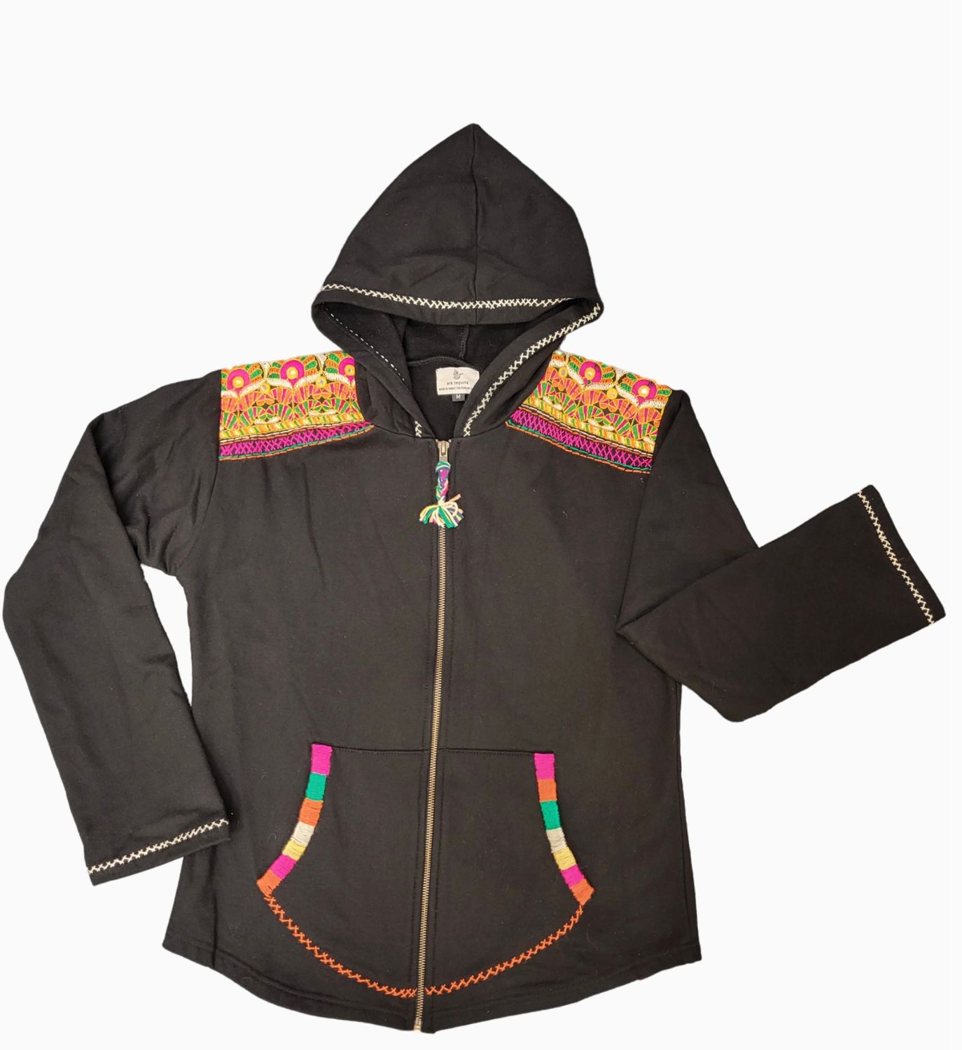 Raja Zip Hoodie, Size: S