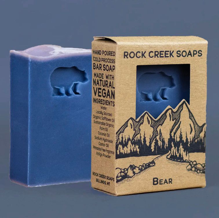 Bear Huckleberry Bar Soap