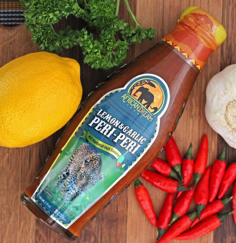 Lemon &amp; Garlic Peri-Peri Hot Sauce,5 Fl oz