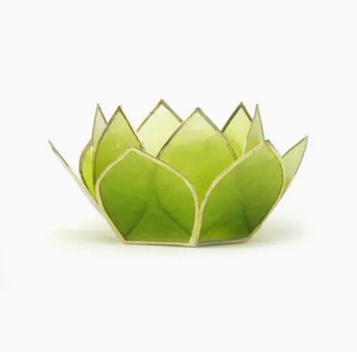Mini Gemstone Lotus - Peridot