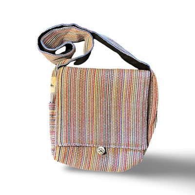 Cotton Striped Bag - Light