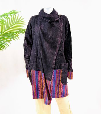 Patchwork Unisex Handwoven Duster
