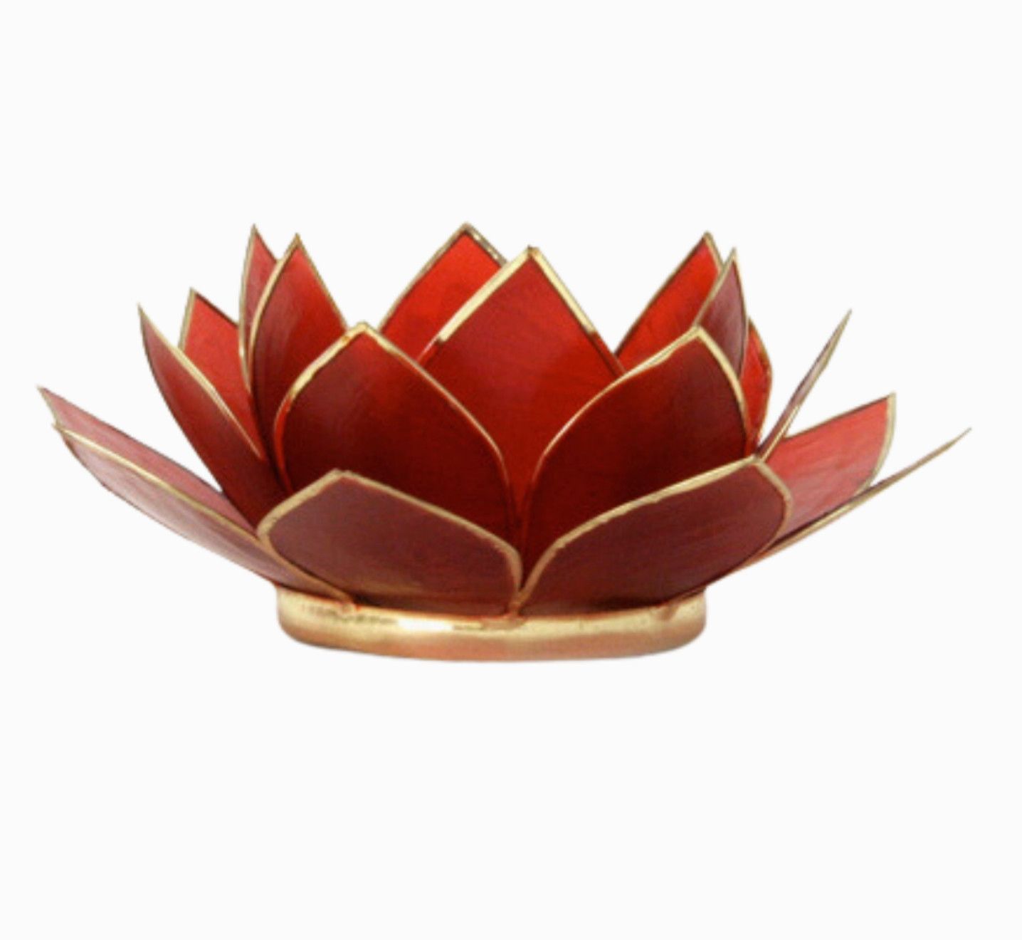 Gemstone Capiz Lotus - Ruby