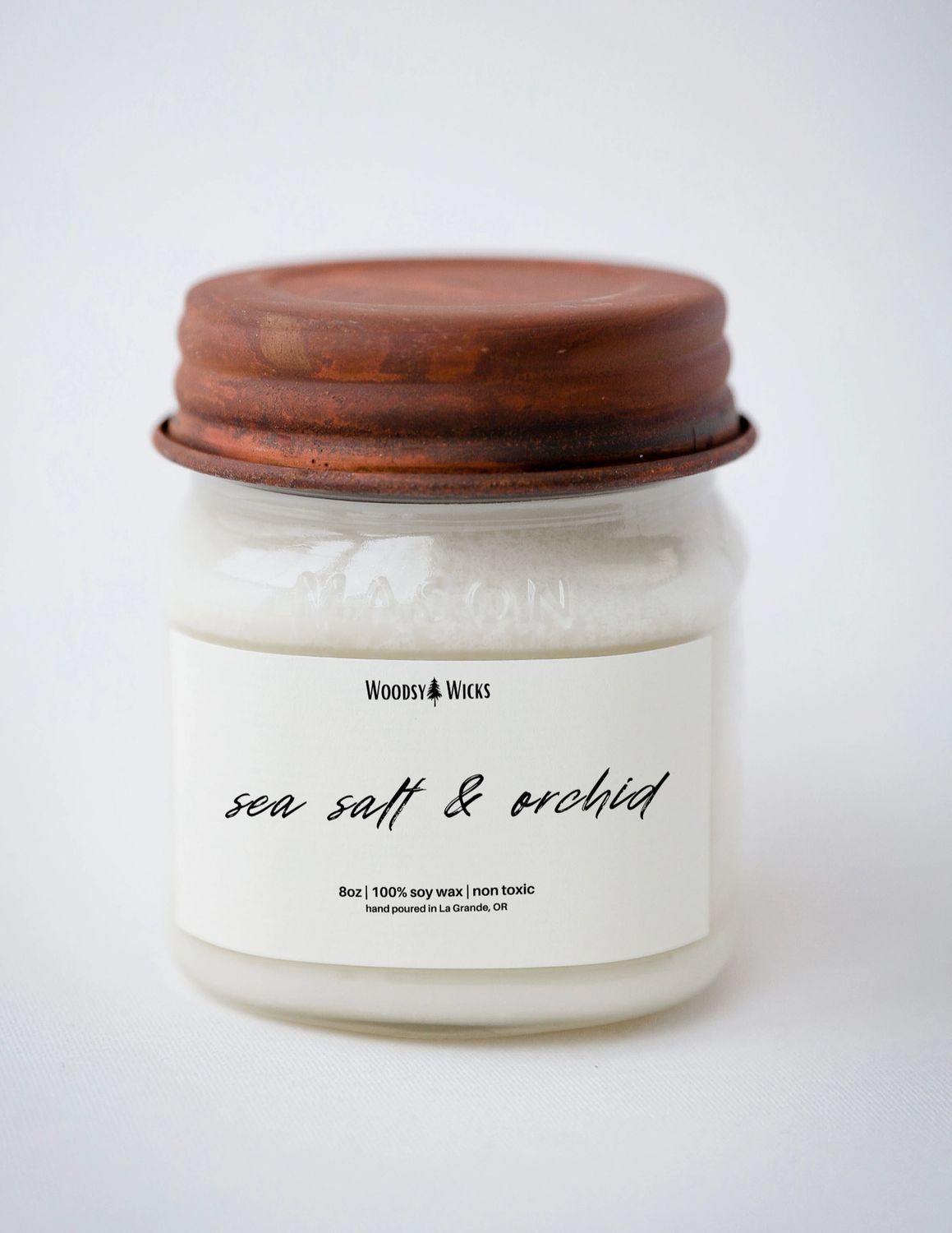 Sea Salt &amp; Orchid Candle 8 oz
